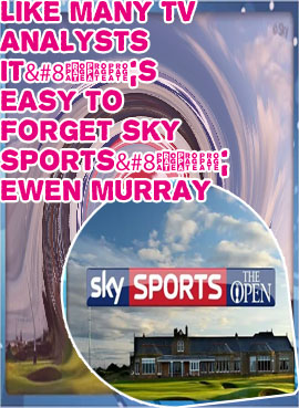 Sky sports golf